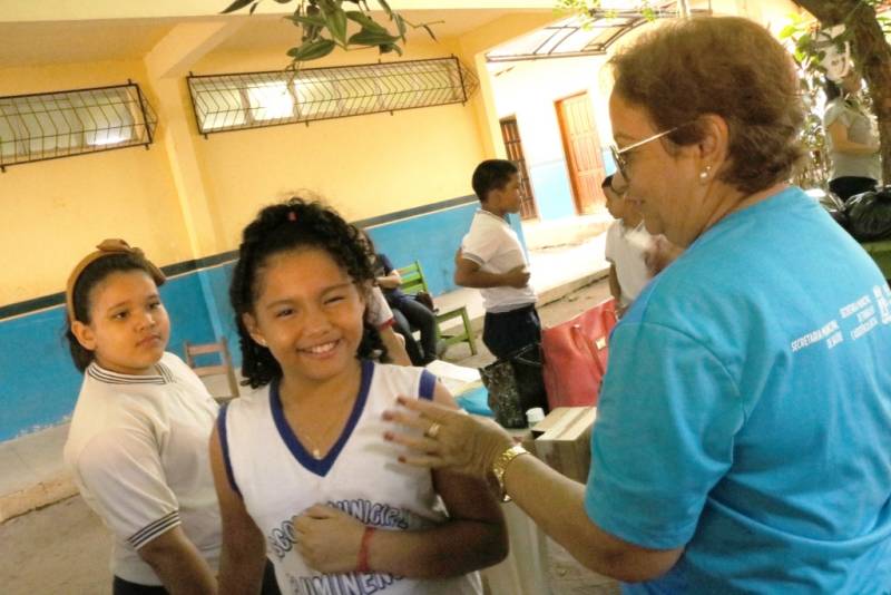 Estudantes participam de mais uma etapa do Programa Saúde na Escola