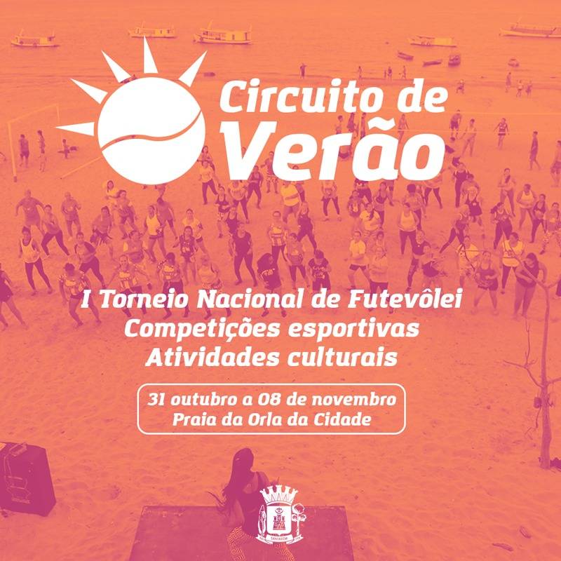 Hoje: Cultura, esporte e lazer na abertura do Circuito de Verão 2019