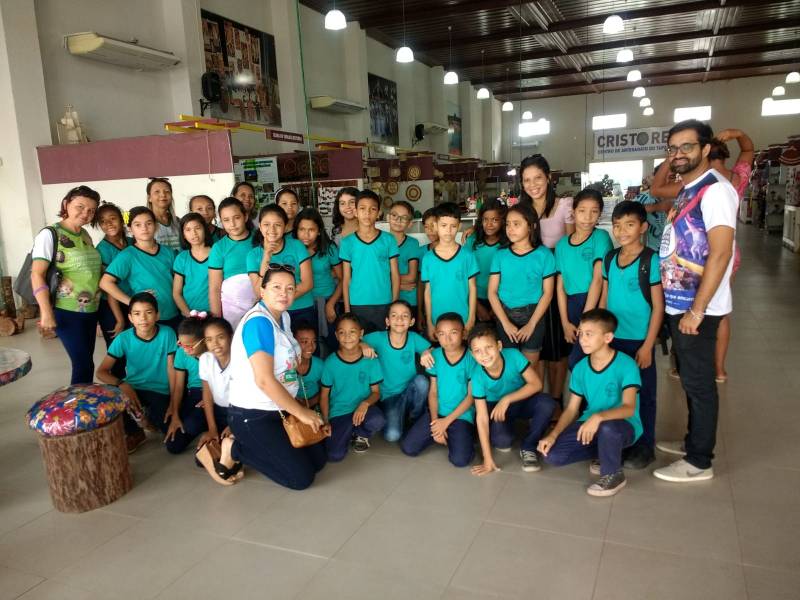 Escola municipal Pérola do Maicá recebe projeto Turismo na Escola