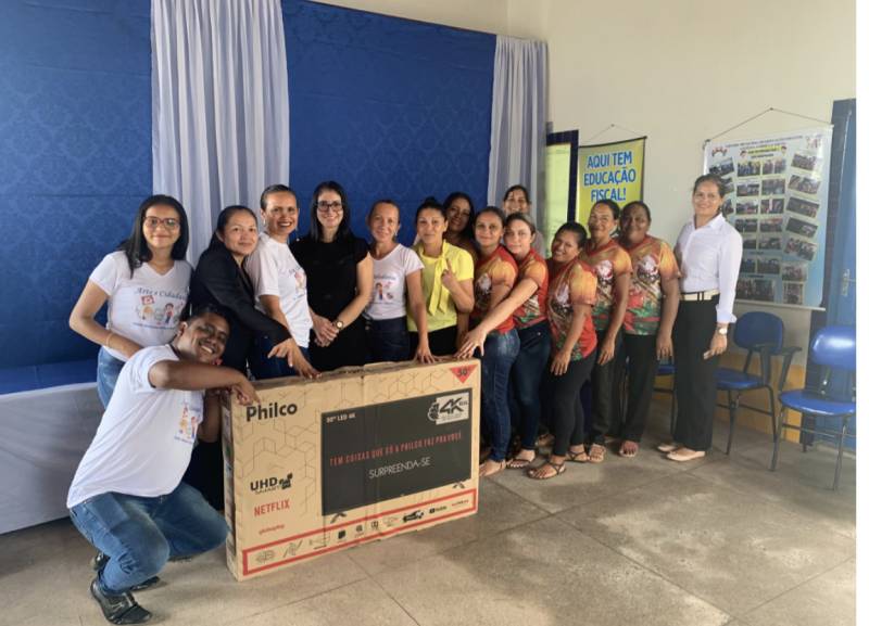 Gmef entrega premiação para Cemei campeã do Prêmio Municipal de Educação Fiscal 2019