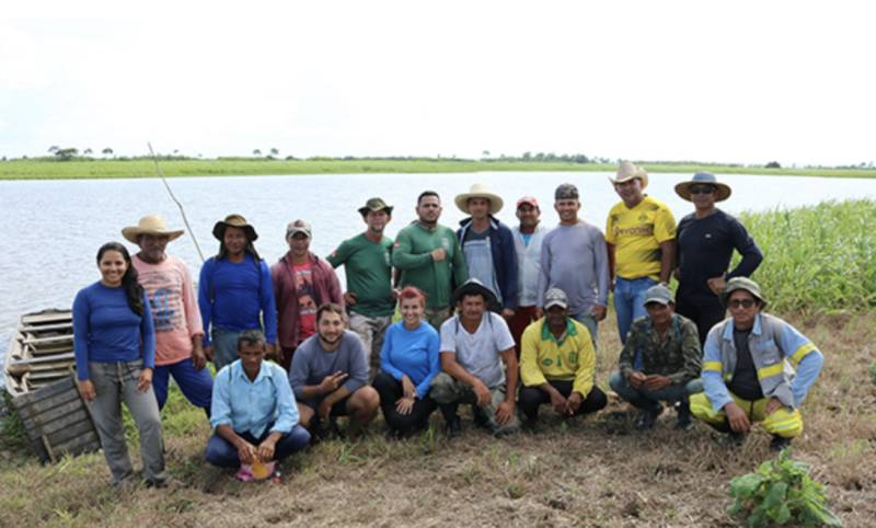Prefeitura de Santarém presta auxílio à contagem anual do pirarucu em Pixuna do Tapará