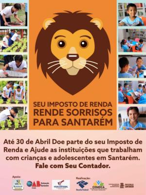 3ª edição da Campanha 'Seu Imposto de Renda Rende Sorrisos' será lançada nesta quinta-feira