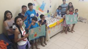 Crianças e Adolescentes do Cras Santarenzinho participam de programação de Páscoa