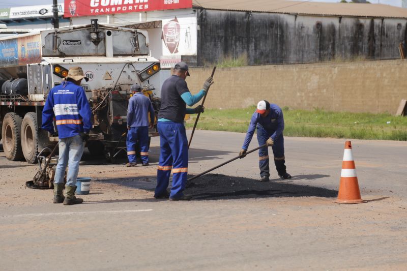 Prefeitura leva pras ruas operação tapa-buracos