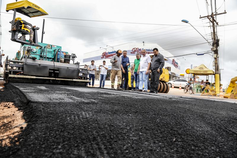 Prefeitura de Santarém inicia pavimentação do anel viário do Santarenzinho