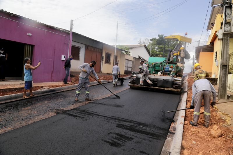 Asfalto gera qualidade de vida e muda rotina de moradores na Travessa Tupinambás