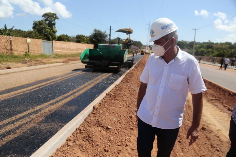 Pavimentação da Dom Frederico Costa entra em fase de conclusão