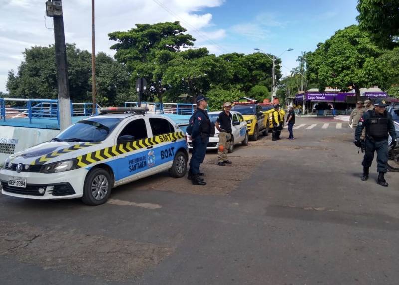 Órgãos de segurança realizam trabalho em conjunto e executam medidas preventivas ao Covid-19