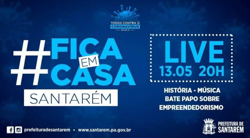 Em live, Prefeitura oferece informação e entretenimento com música e bate-papo nesta quarta-feira, 13
