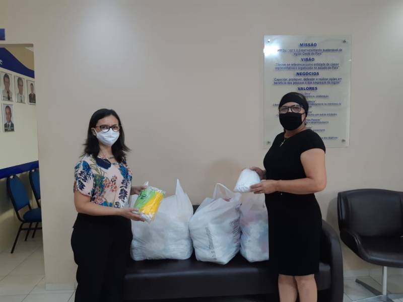 Semtras recebe doação de máscaras da Associação Comercial e Empresarial de Santarém