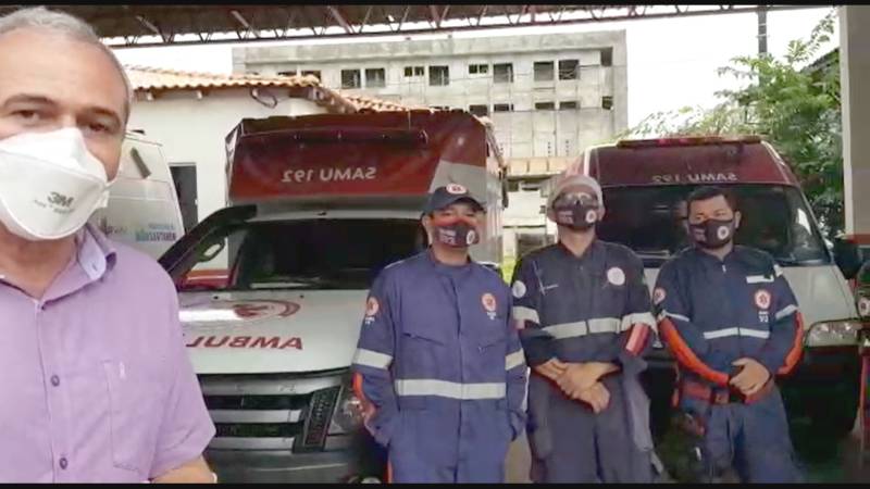 Prefeito Nélio Aguiar anuncia compra de ambulâncias e ambulanchas para o SAMU