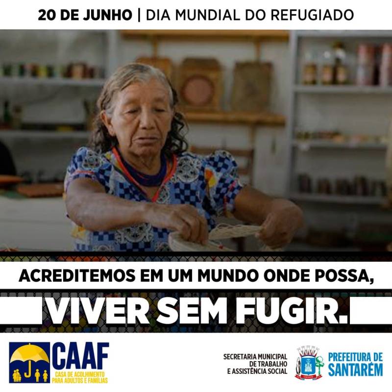 Prefeitura realiza homenagem pelo Dia Mundial do Refugiado