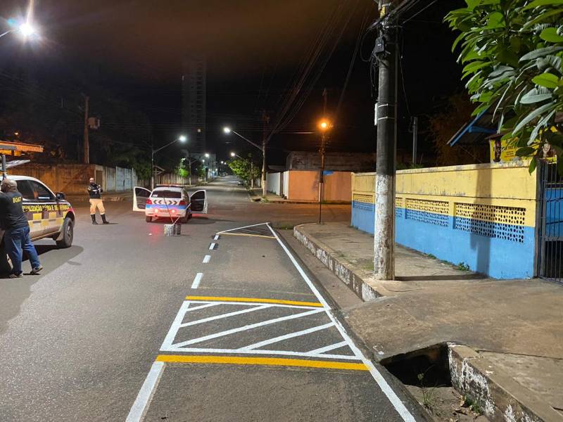 Sinalizações viárias são reforçadas na Avenida Barão do Rio Branco