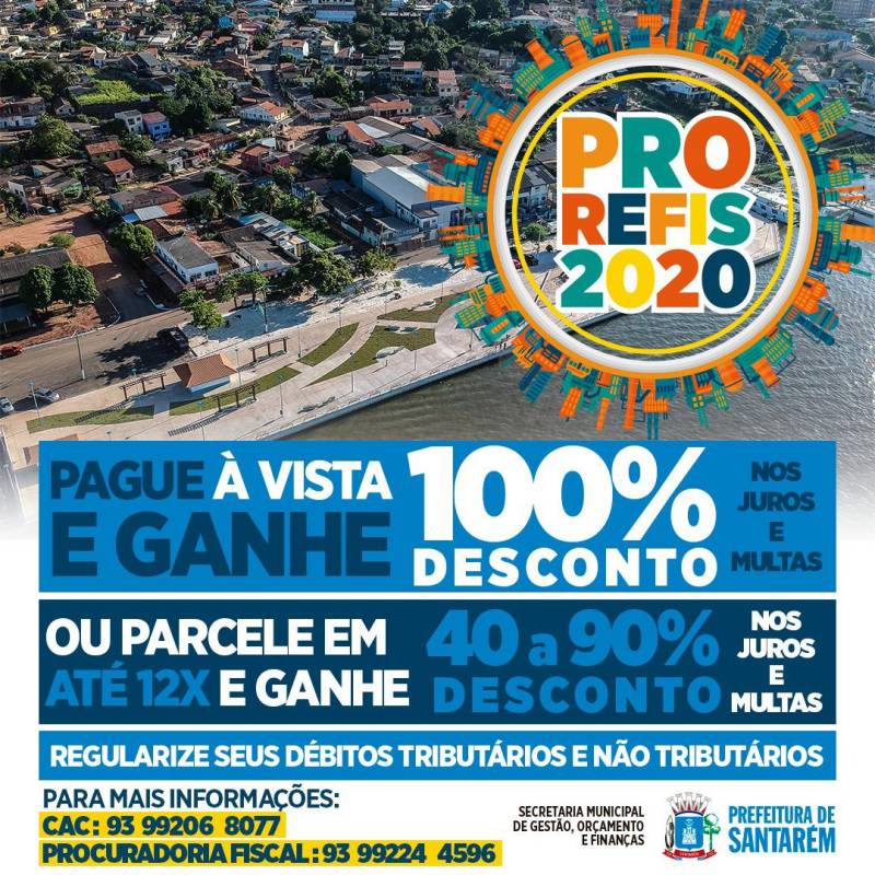 Contribuintes podem negociar dívidas sem juros e multas através do Prorefis 2020