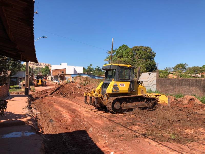 Anel Viário do Santarenzinho: Avenida Tomé de Souza começa a ser trabalhada para receber asfalto