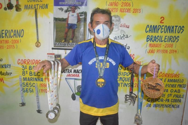 Atleta santareno mais premiado da história completa 50 anos de carreira como corredor