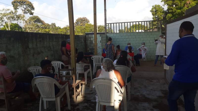 Covid-19: ambulatório itinerante realiza ações na comunidade quilombola João Pereira e no bairro Caranazal