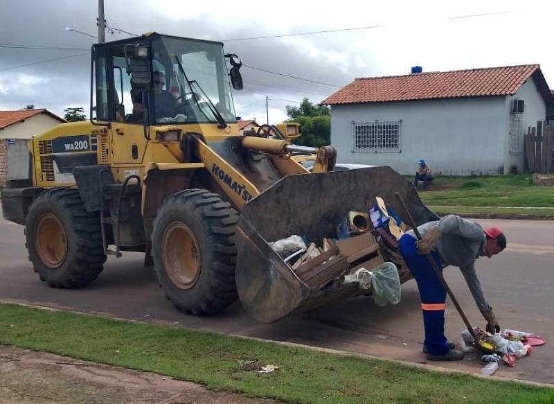 Residencial Salvação recebe primeira ação de 2020 do ‘Cidade Limpa’
