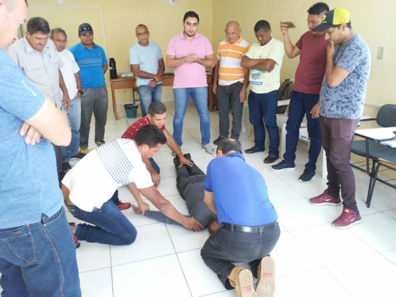 Motoristas e marinheiros da Semsa participam de capacitação em primeiros socorros