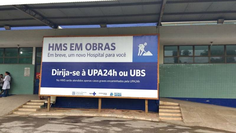 Durante reforma, urgência e emergência do HMS atenderá somente pacientes em estado grave