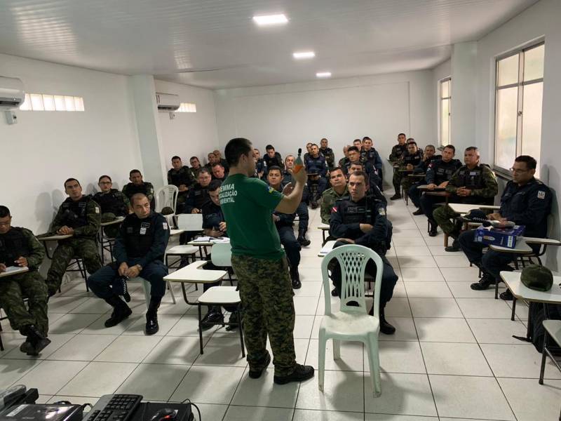 Semma e PM realizam troca de experiencias para uso do decibelímetro