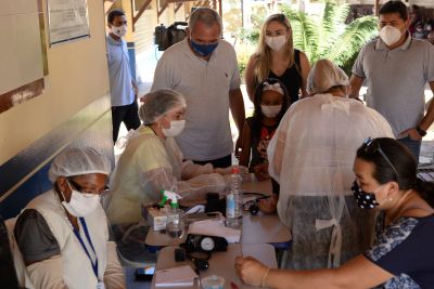 No Ipanema, ambulatório itinerante atende 231 pessoas