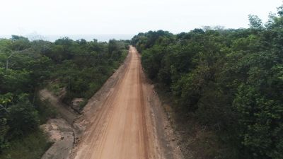 Prefeitura finaliza recuperação da estrada que vai fomentar o turismo em Ponta de Pedras