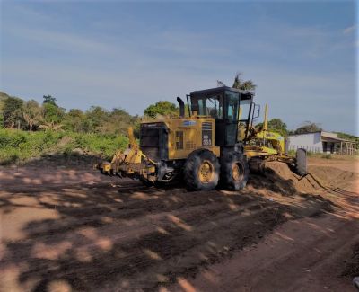 Continuam os investimentos da Prefeitura para melhorar a mobilidade e trafegabilidade no distrito de Curuai