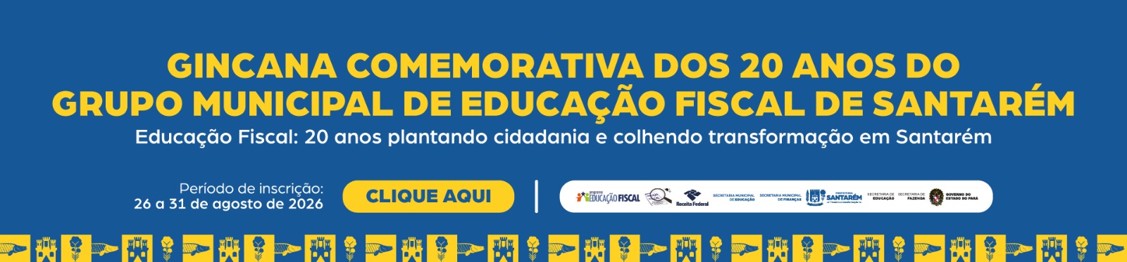 Imagem de GINCANA COMEMORATIVA DOS 20 ANOS DO GRUPO MUNICIPAL DE EDUCAÇÃO FISCAL DE SANTARÉM