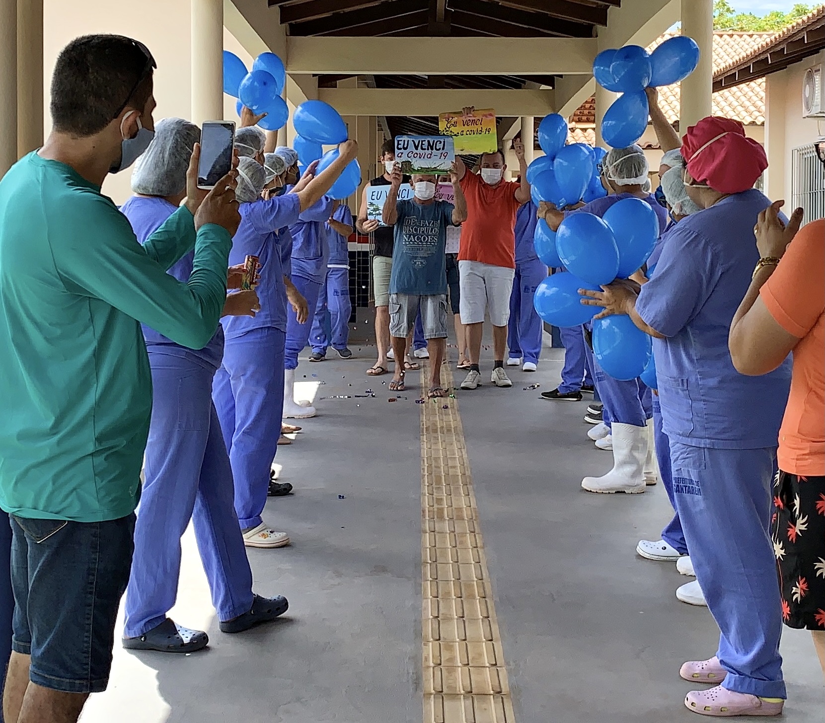 Vidas Salvas: 300 pacientes da covid-19 já receberam alta do Hospital de Campanha