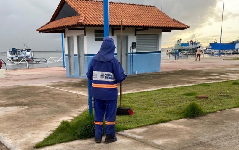 Equipes de urbanização atuam em dois turnos para garantir limpeza da cidade