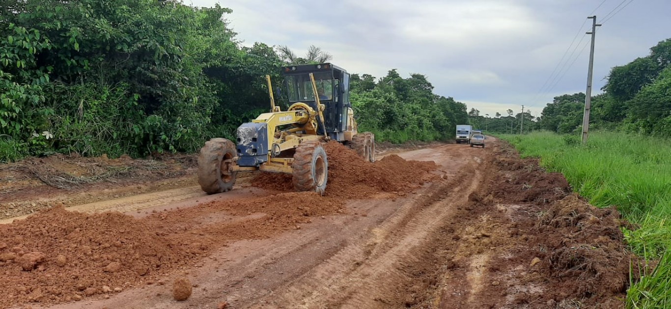 Prefeitura de Santarém mantém a manutenção de ramais, mesmo com o período chuvoso