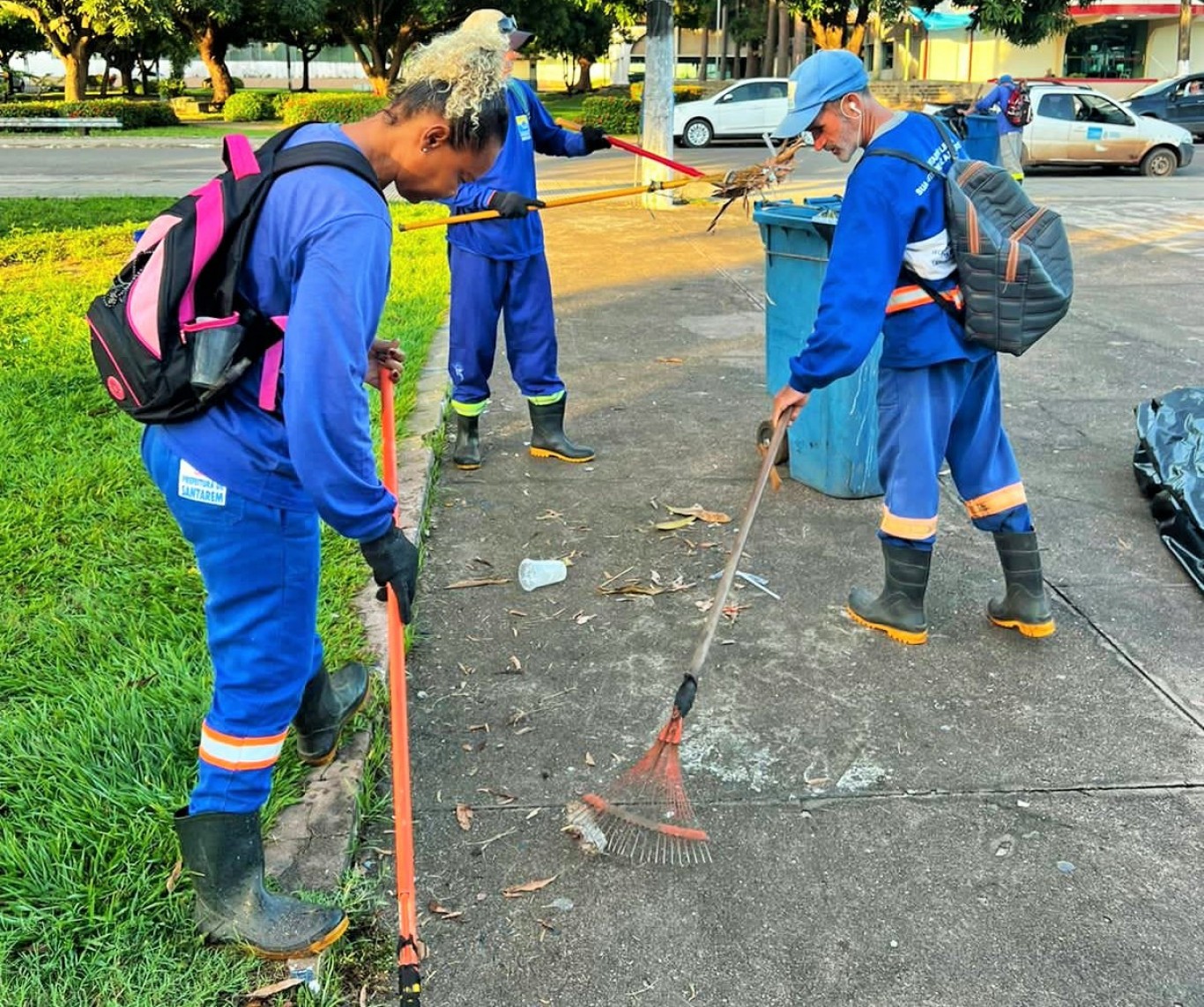 Semurb segue com serviços de limpeza e organização das vias urbanizadas de Santarém