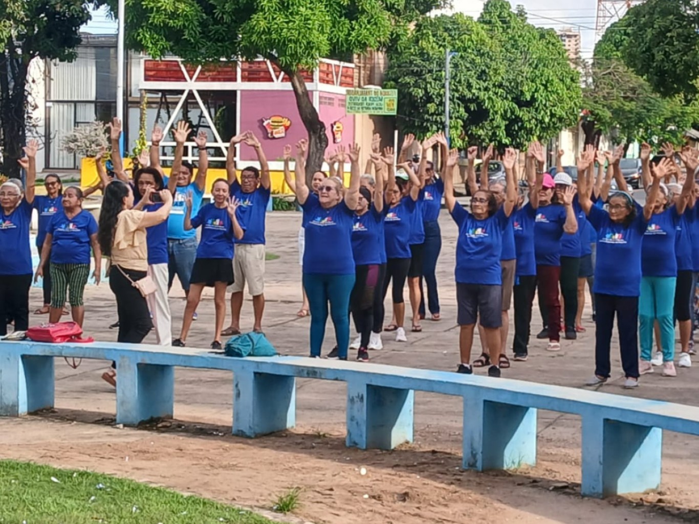 Idosos participam de ação com foco em saúde, convivência e qualidade de vida