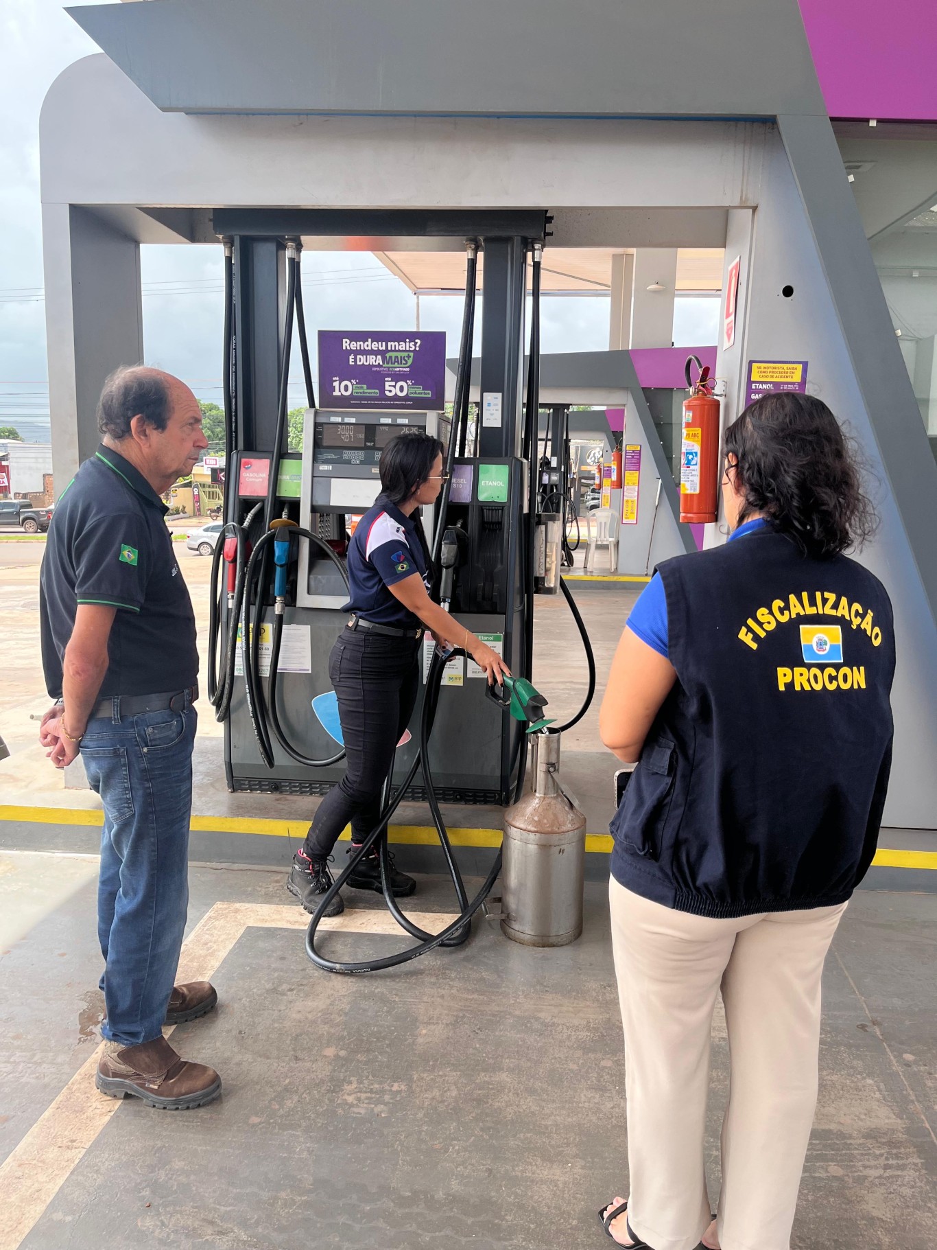 Procon Santarém participa de operação nacional e reforça fiscalização no comércio de gás e combustíveis