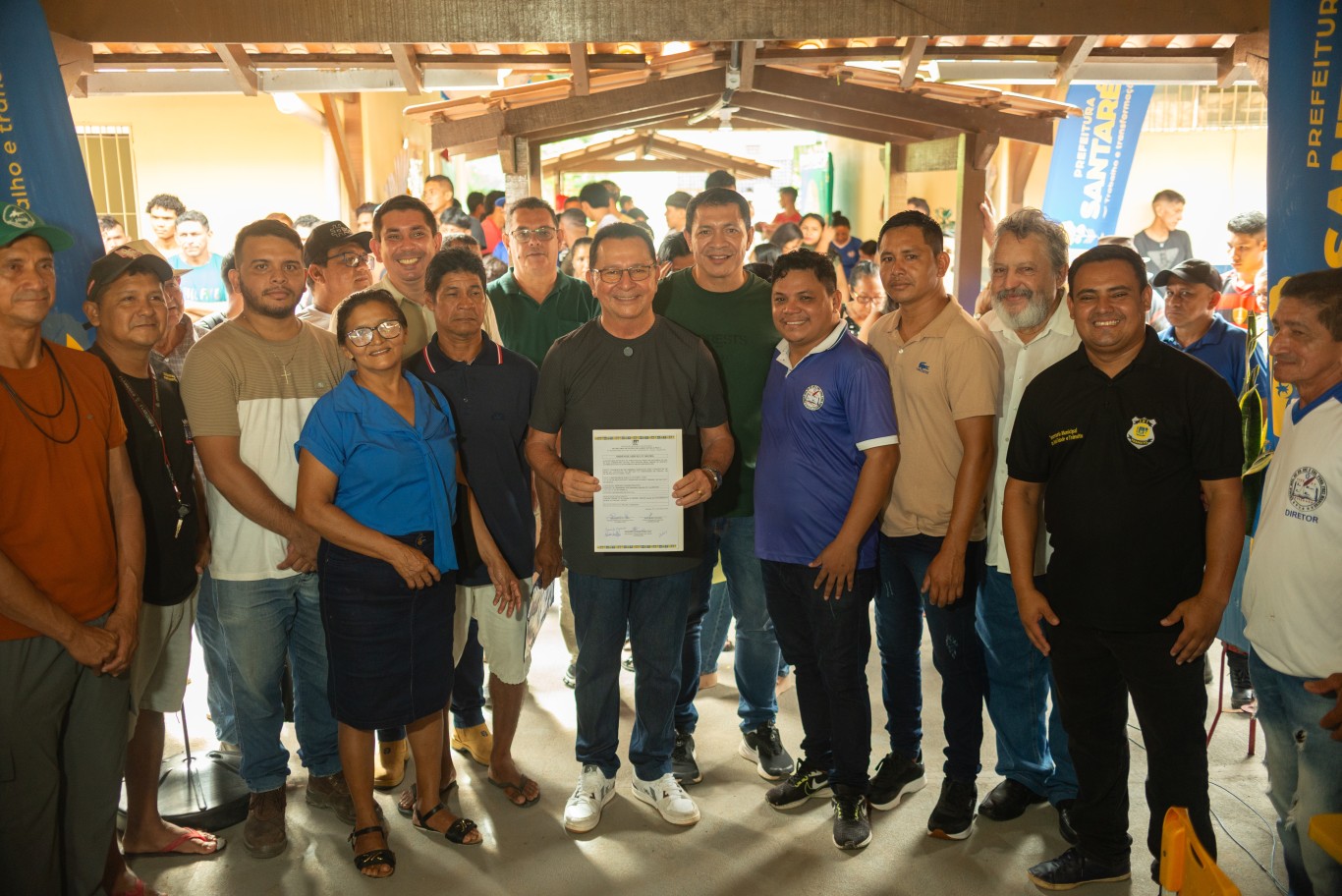 Prefeito autoriza início das obras do muro de contenção em rip-rap na comunidade Parauá