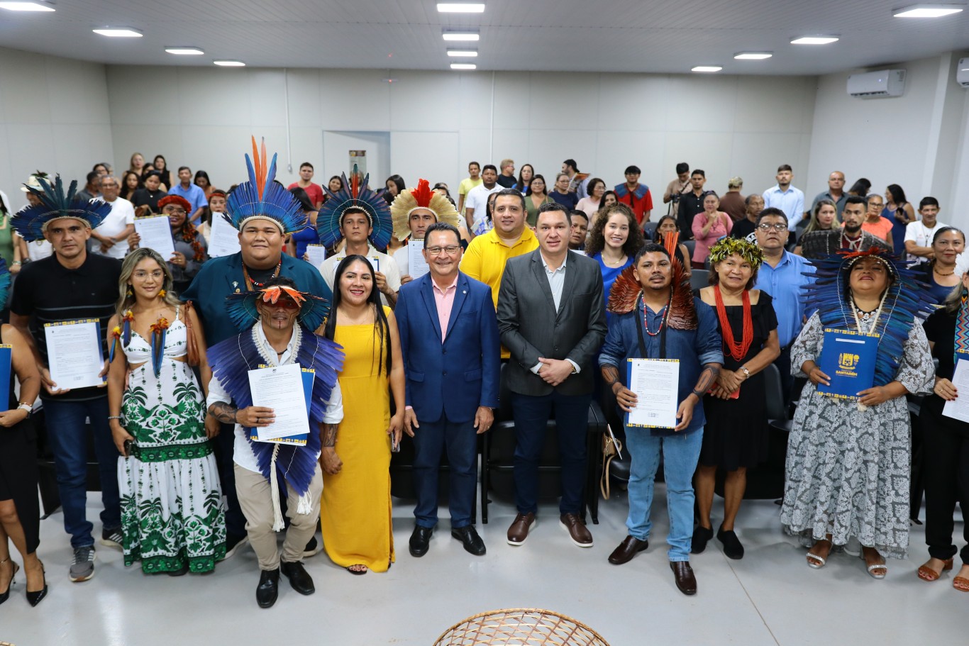 Imagem de Prefeitura de Santarém empossa gestores de escolas municipais indígenas