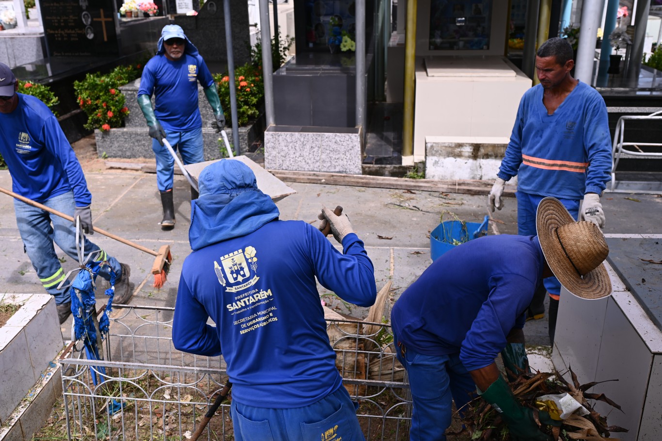 Imagem de Prefeitura avança na revitalização do Cemitério São João Batista, em Santarém