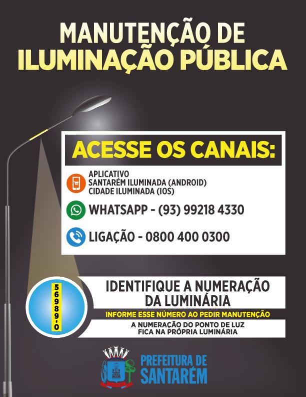 Prefeitura de Santarém lança app para serviços de iluminação pública para sistema IOS