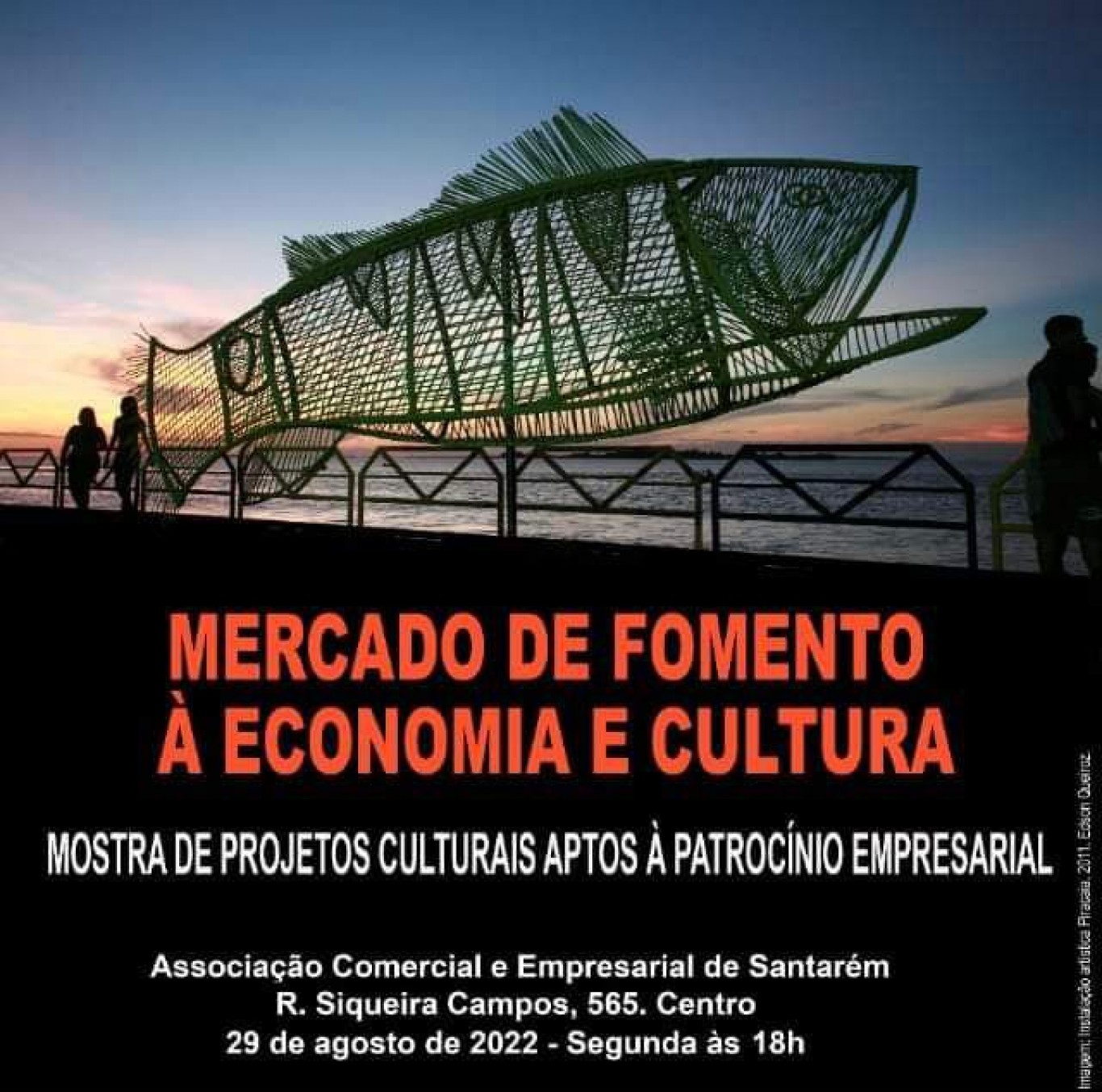 Mostra de projetos culturais será realizada na próxima segunda-feira, 29