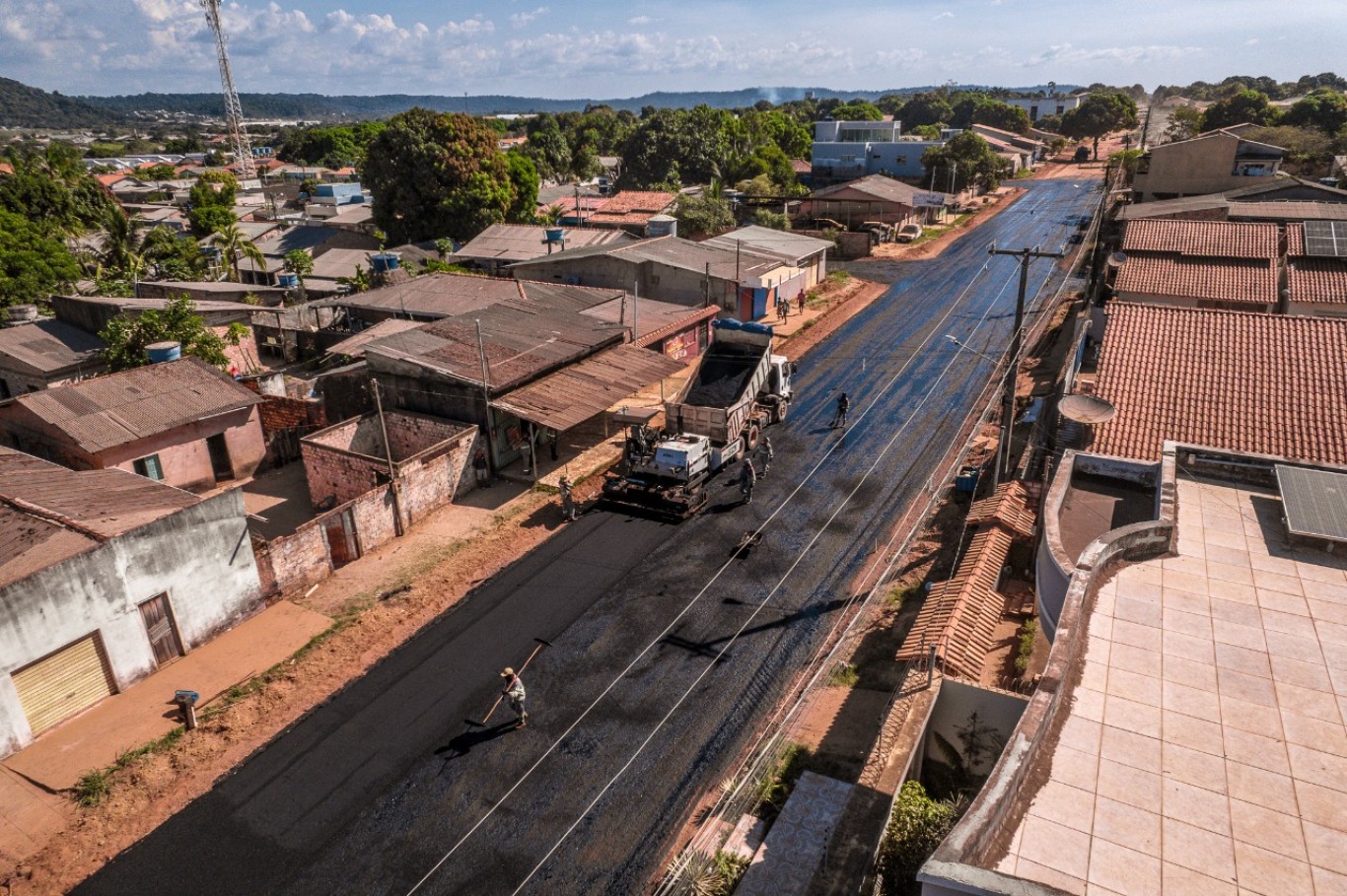 Prefeitura de Santarém inicia pavimentação da Avenida Cristo Rei, no Diamantino 