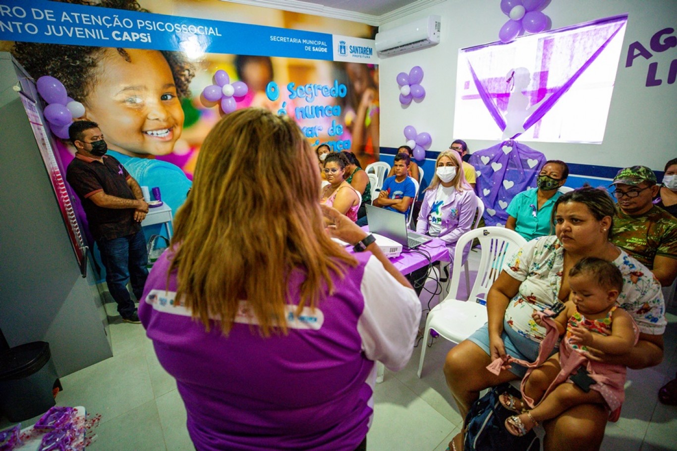 Agosto Lilás: CAPSi promove palestra sobre combate à violência contra mulher 