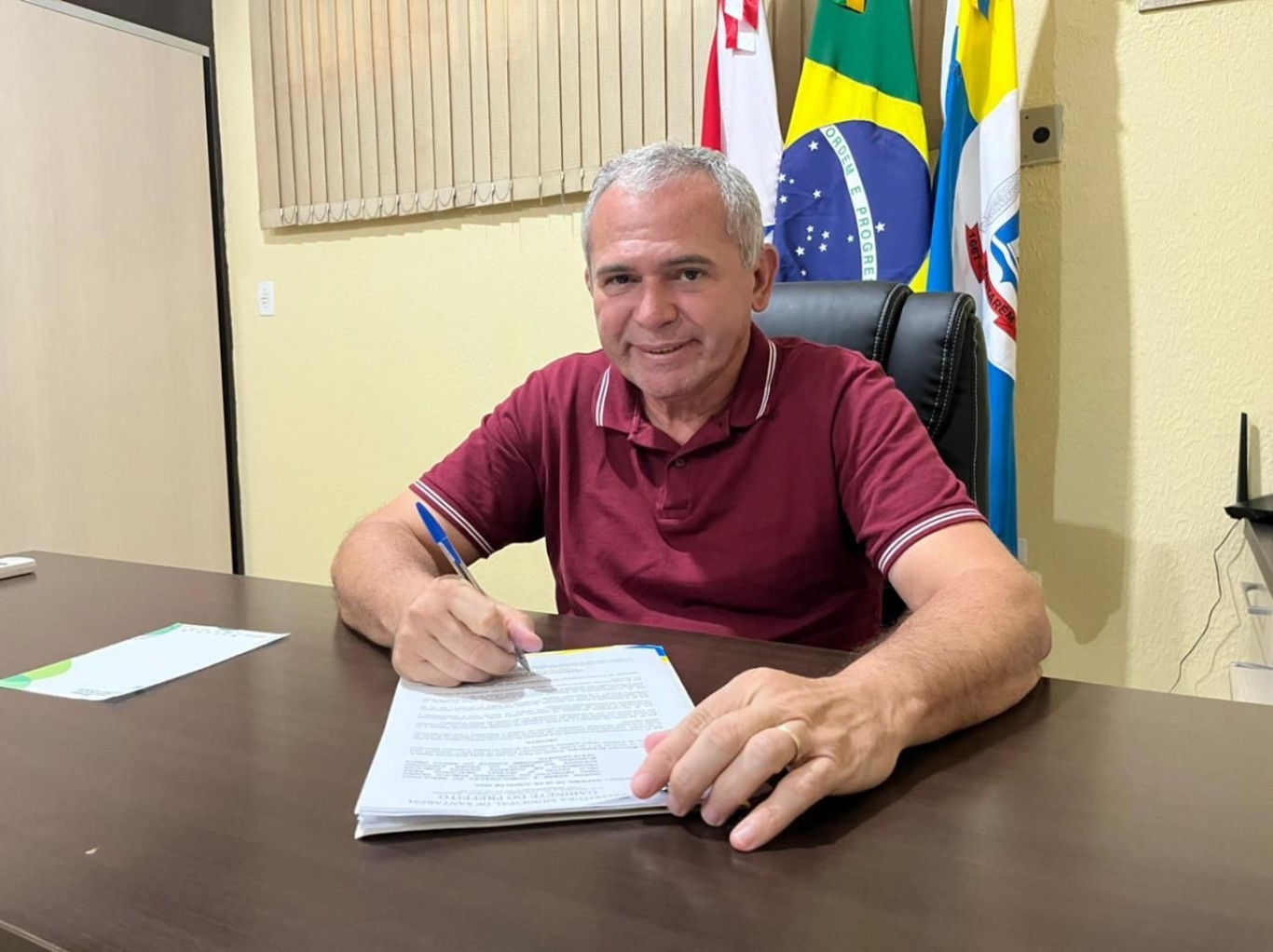 Prefeito Nélio Aguiar assina OS para implantação e ampliação de microssistemas de água em cinco comunidades da zona rural