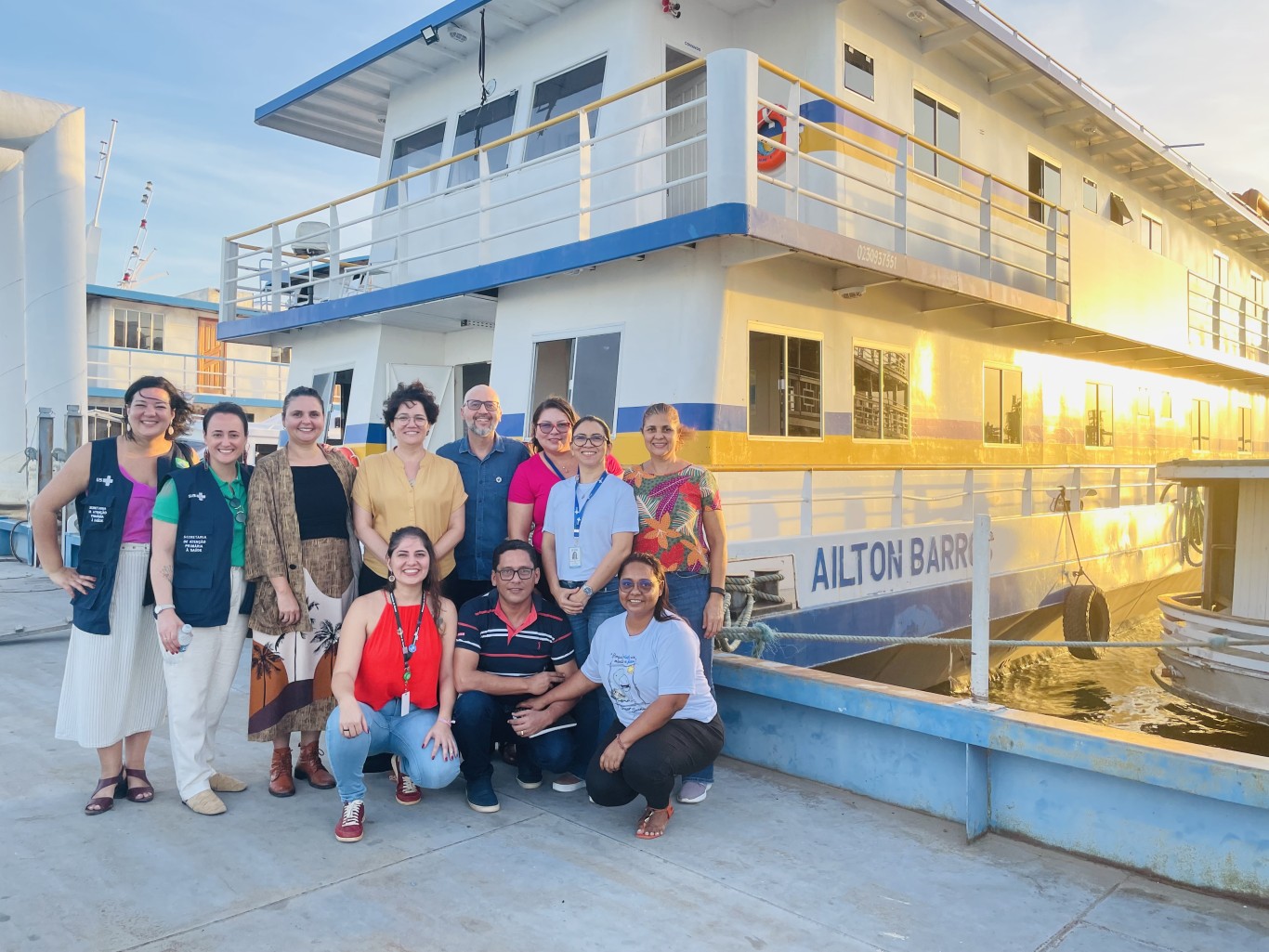 Equipe do Ministério da Saúde visita Unidade Básica de Saúde Fluvial Ailton Barros 