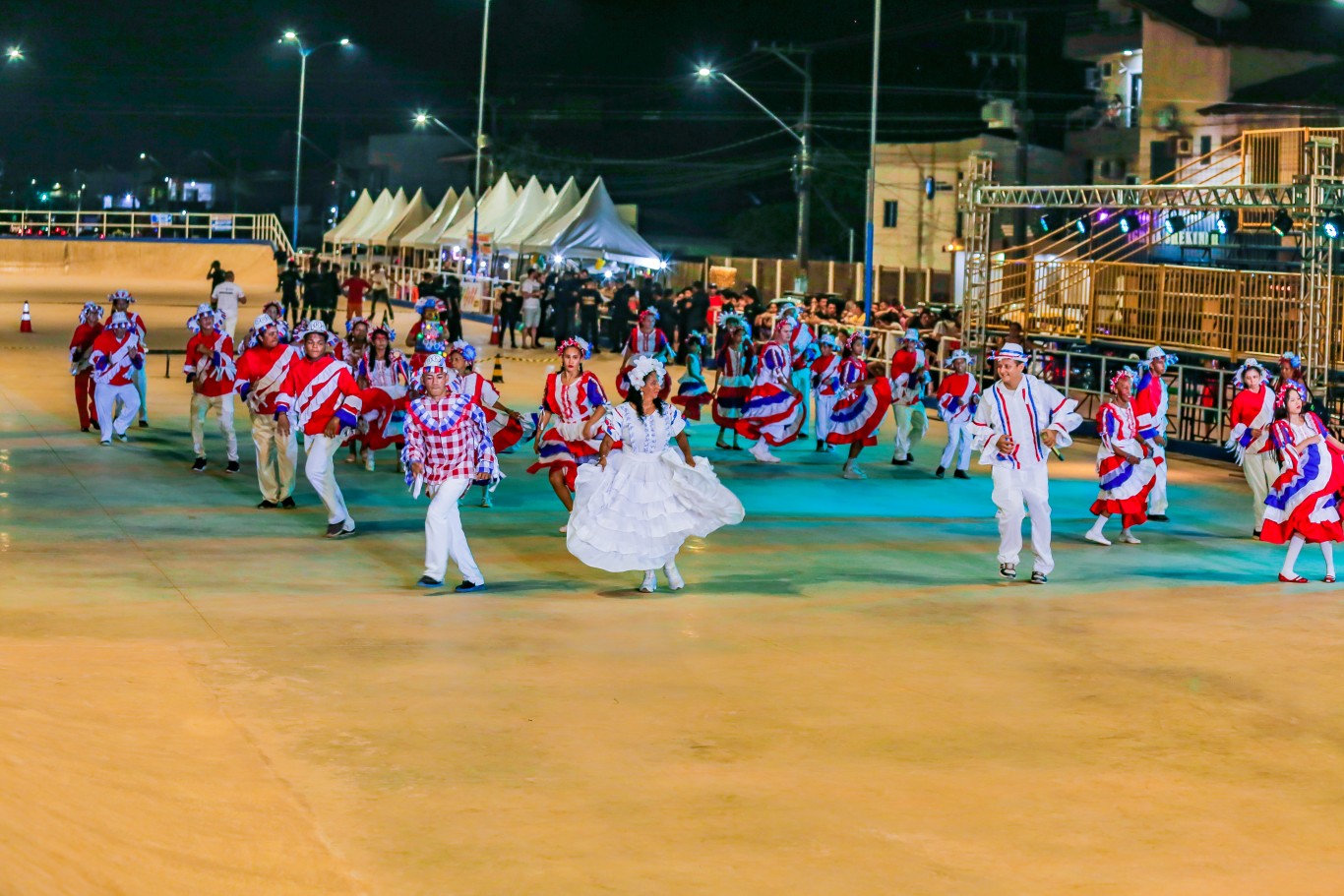 Quadrilhas tradicionais brilham na primeira noite do 47° Festival Folclórico de Santarém
