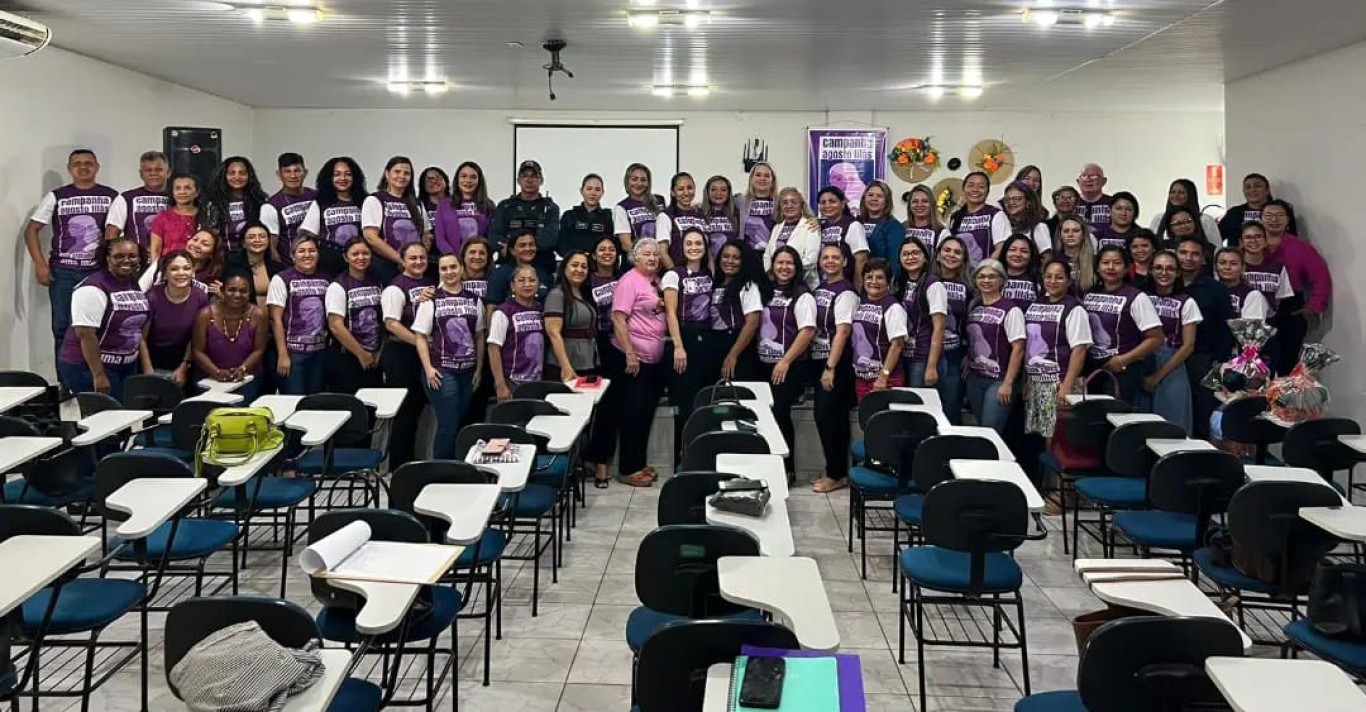 Com o tema: 'Sua Atitude Salva uma Mulher’, Prefeitura de Santarém abre a Campanha Agosto Lilás