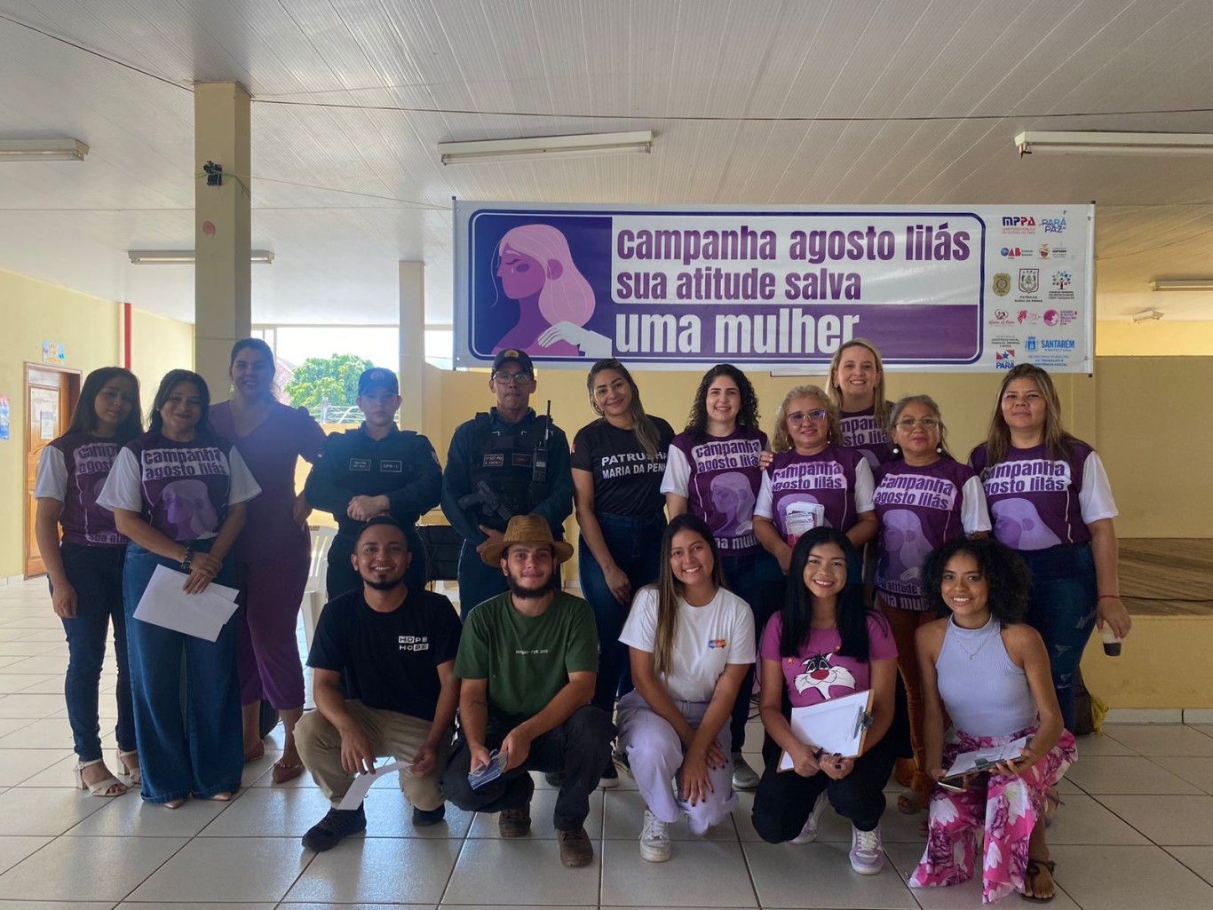 Agosto Lilás: Centro Maria do Pará realizou ação para o público do Restaurante Popular