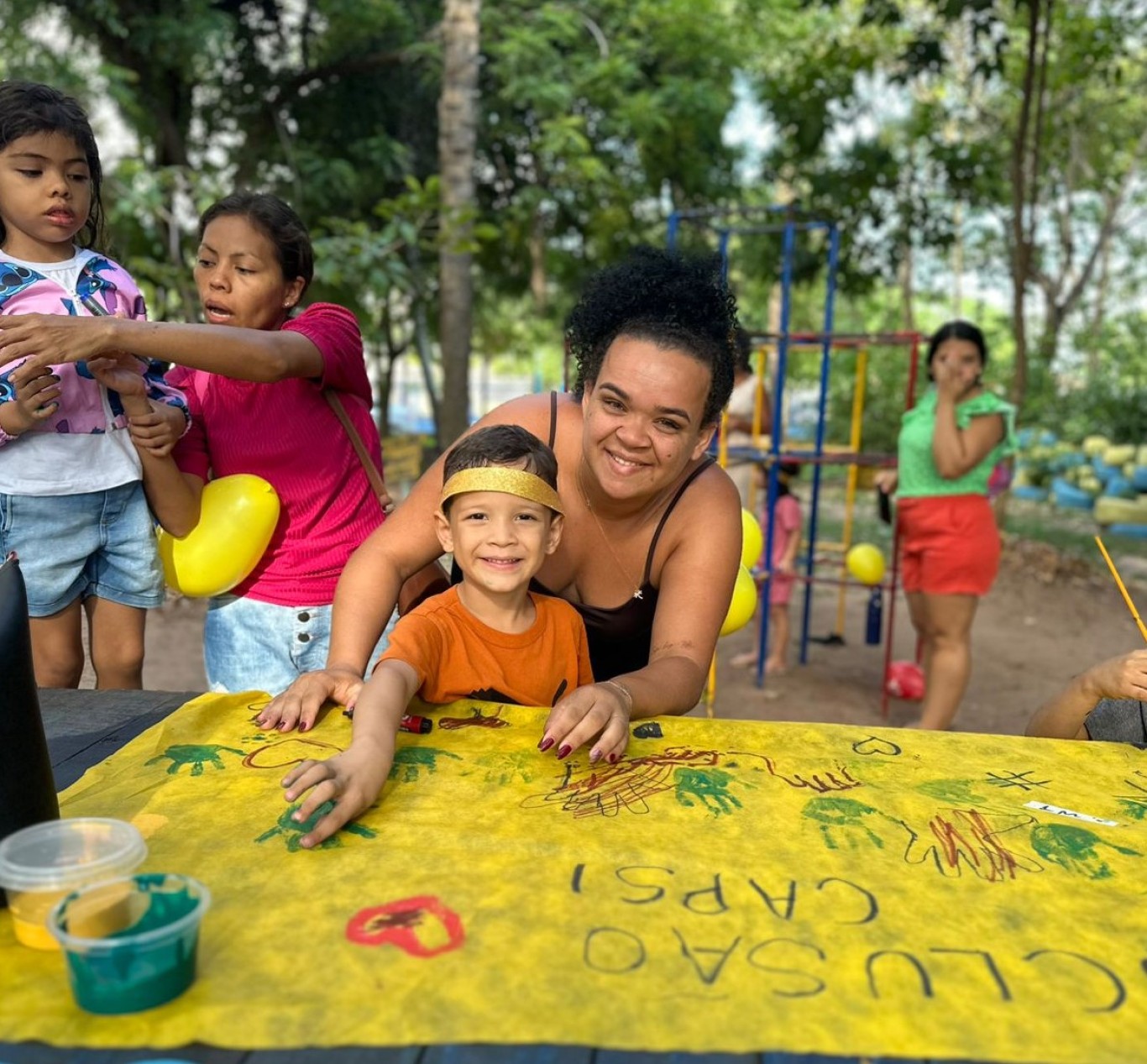 Semana da Inclusão: CAPSi leva crianças ao Parque da Cidade para manhã de recreação