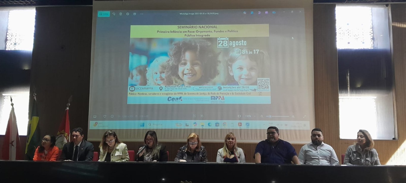 Santarém é representada no Seminário Nacional da Primeira Infância em Belém