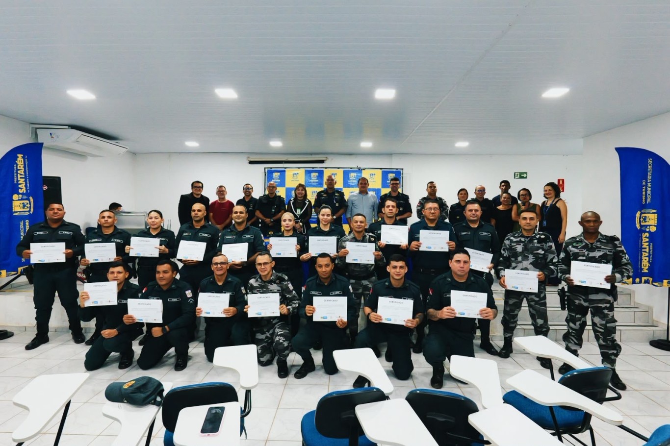 Workshop sobre turismo e segurança certifica mais de 20 policiais militares em Santarém